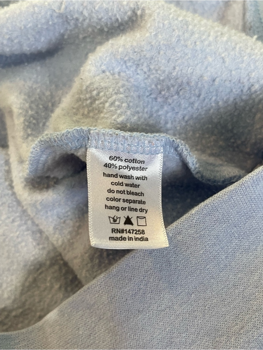 Simply Southern Light Blue 'Always Cold' Crewneck Sweatshirt - Picture 4 of 4